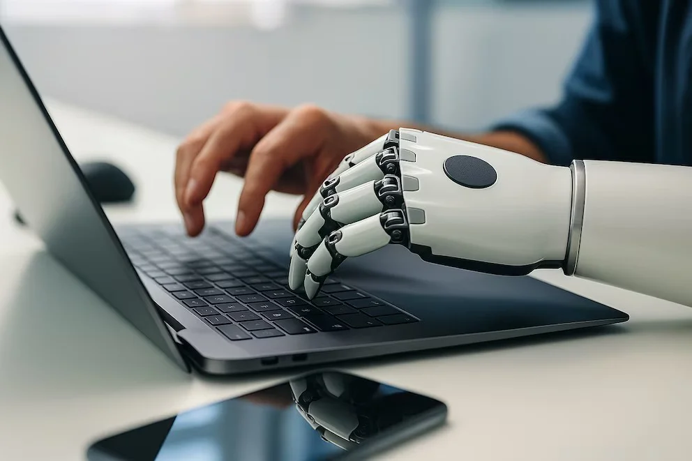 robot humano computadora